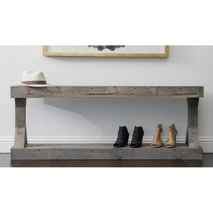Andover Mills™ Oleary Wood Shoe Storage Bench & Reviews | Wayfair